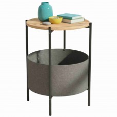 Mesa de Centro Industrial en Gris y Safir 43x60 cm