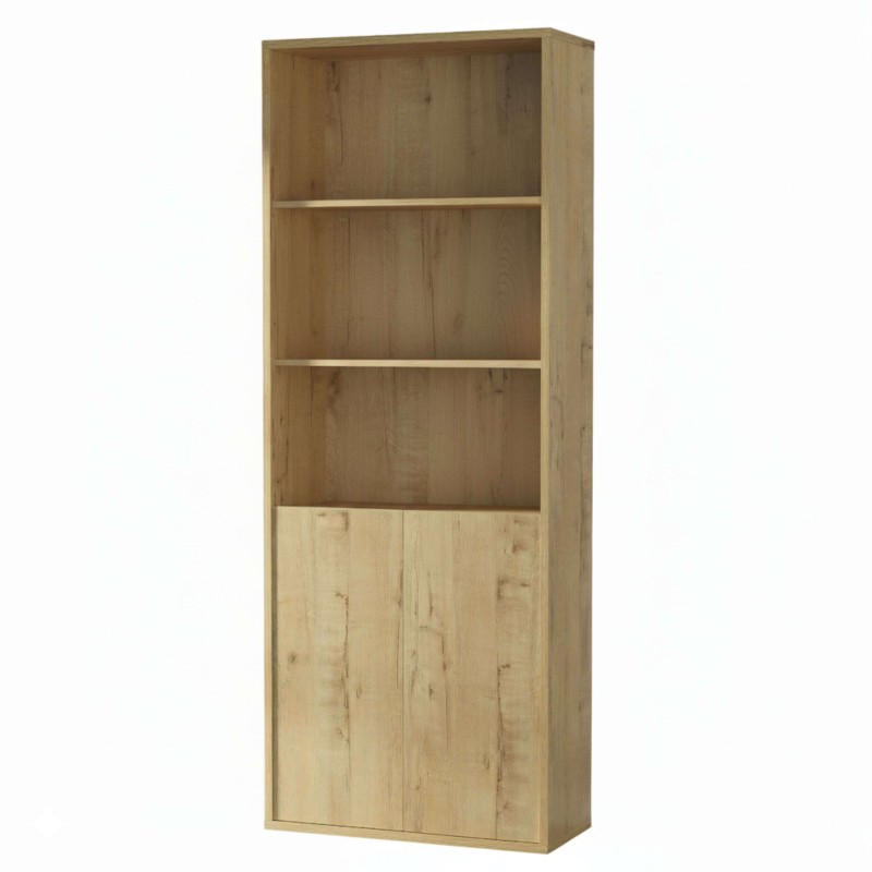 Estantería Roble Gold Ladeada