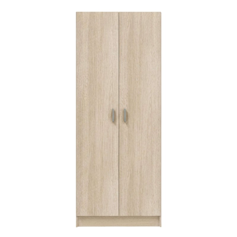 Armario Escobero Roble Frontal