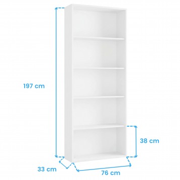 Estantería Scaled Cotas