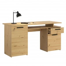 Escritorio Rack color roble artesanal 152 cm