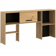 Altillo estantería Rack para escritorio color roble artesanal 151x77x28 cm