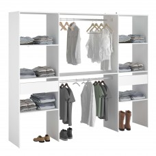 Vestidor Modular Custom Opción D+D Blanco 220x180 cm Vestidor Modular Custom Opción D+D Blanco 220x180 cm