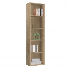 Librería alta color Roble Gold 52x197x33 cm