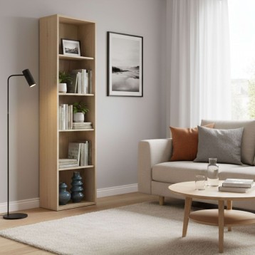 Librería Roble Gold Ambiente 2