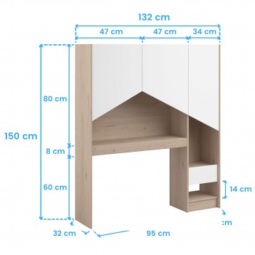Cabecero Jackson Cotas