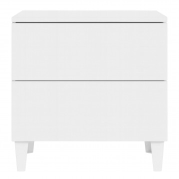 Mesita Blanco Brillo Frontal