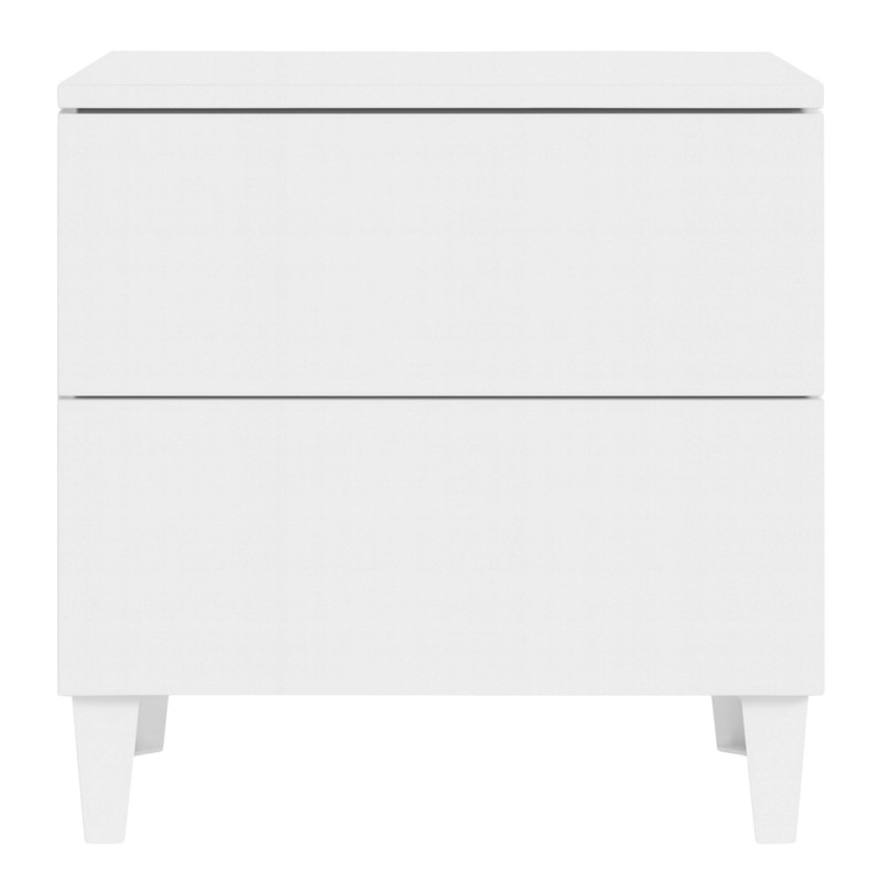 Mesita Blanco Brillo Frontal