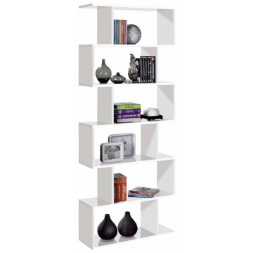 Conjunto Estanterías y escritorio Athena color blanco