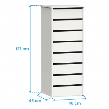 Cajonera Blanca Pack 2 Cotas