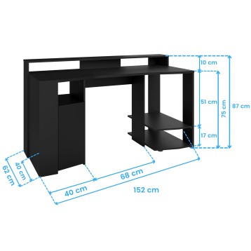 Mesa Gaming LED Cotas