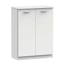 Mueble Zapatero Recibidor Armario Bajo Auxiliar Color Blanco 74 cm