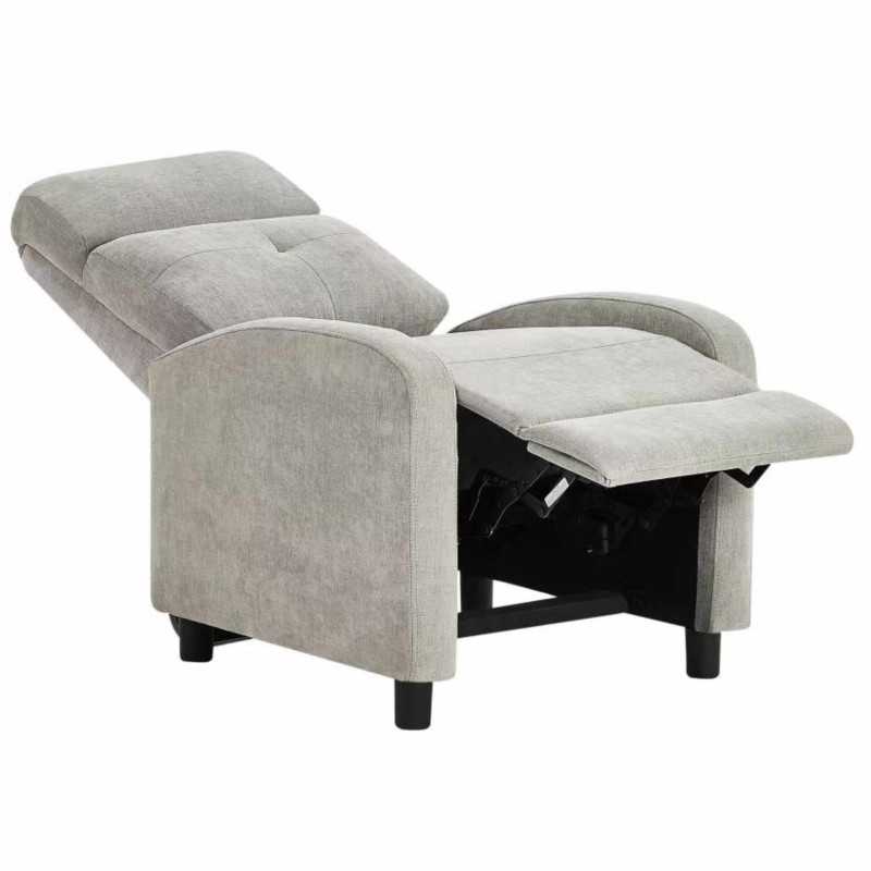 Sillón Relax Reclinable Denmark Salón Color Gris Claro Sillón Relax Reclinable Denmark Salón Color Gris Claro