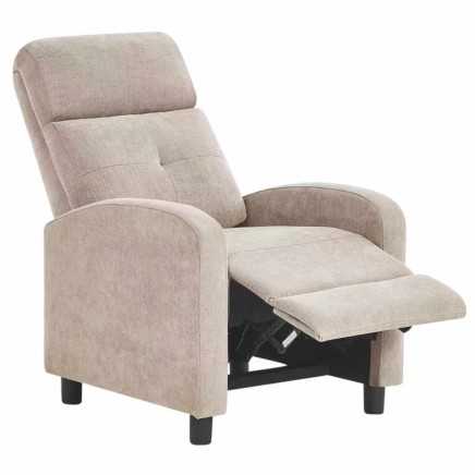 Sillón Relax Reclinable Denmark Salón Color Beige