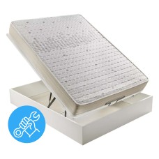 Pack Canapé Gred + Colchón Viscoelástico 22 cm Color Blanco Mate