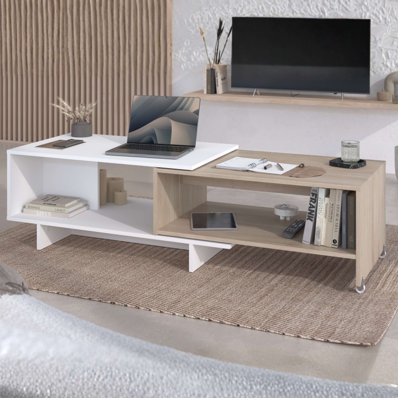 Mesa de centro con tapa deslizante ambiente 1