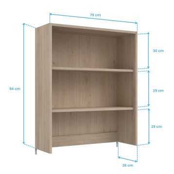 Pack de oficina completo estanteria alta cotas