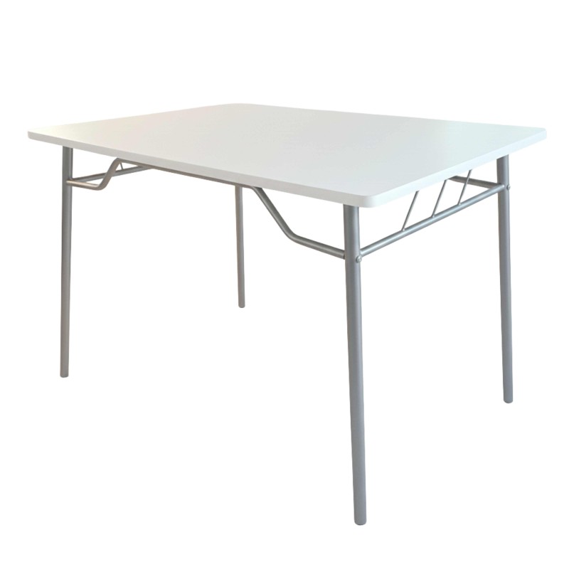 Mesa Color Blanco y gris