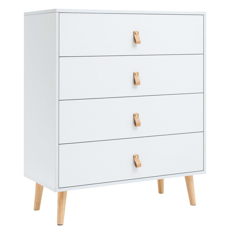 Comoda blanca Pack Dormitorio Matrimonio Nórdico