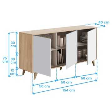 aparador Kikua cotas