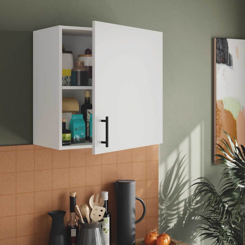 Módulo de Cocina Superior 1 puerta Kira Blanco Brillo 60x34 cm