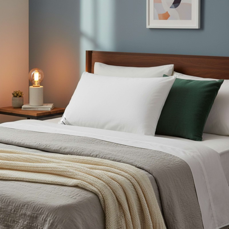 Almohada Segura Moshy de Fibra muy Alta