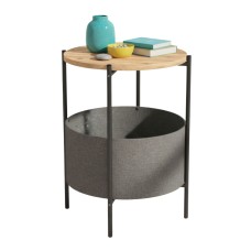 Mesa de Centro Industrial en Gris y Safir 43x60 cm