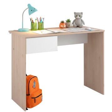Escritorio Child Roble Jackson y Blanco 94 cm