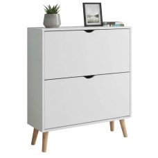 Mueble Zapatero Recibidor Nórdico Fiano 2 Trampones 80 cm