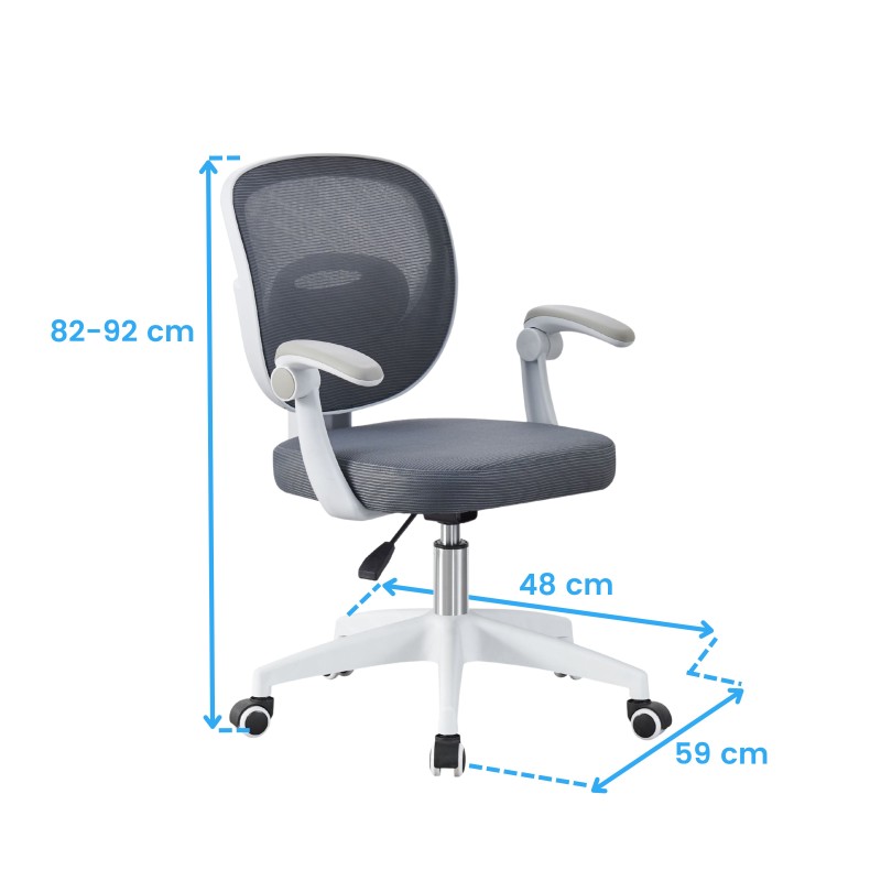 silla escritorio cotas