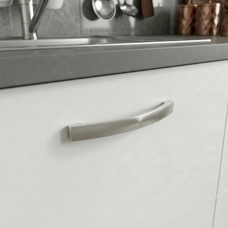 Cocina modular Eko 6 módulos color blanco mate 240 cm