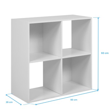 estanteria cuadrada cotas