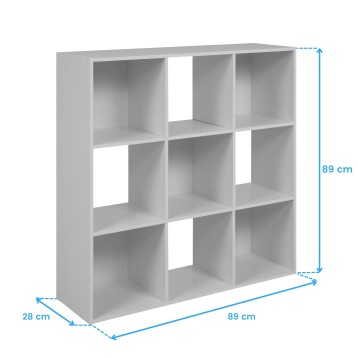 estanteria 5 cajones cotas