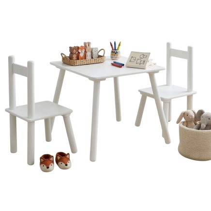 conjunto mesa y 2 sillas infantiles portada