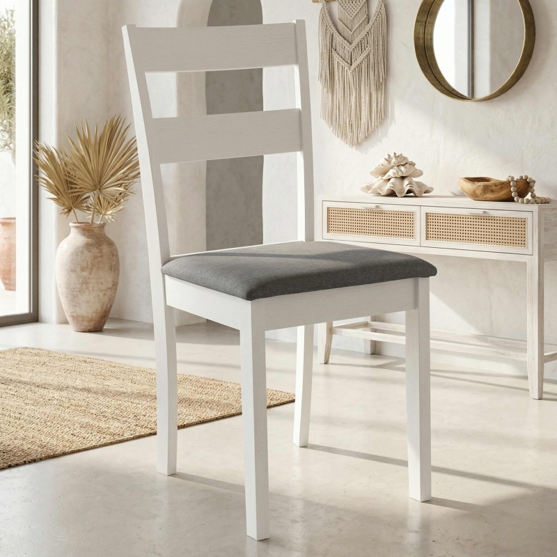 Silla de Cocina Lita Color Blanco Melamina