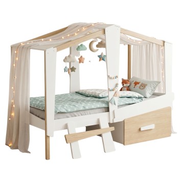 Cama Infantil Cabane Con Cajón Portada