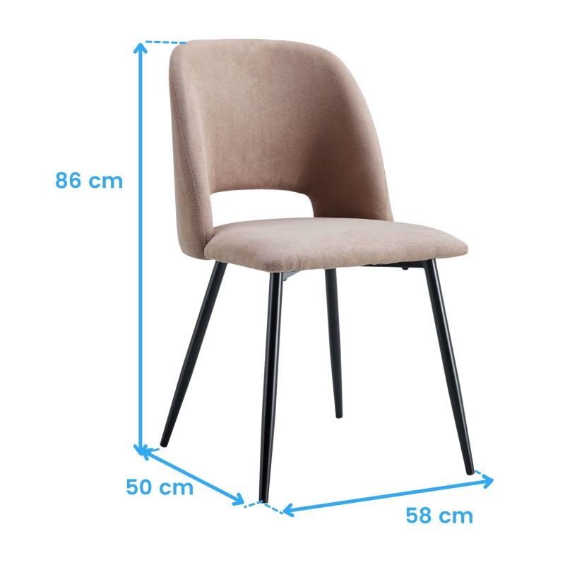 Silla de Comedor Mos Color Beige
