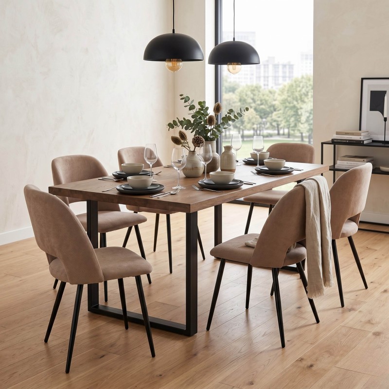 Silla de Comedor Mos Color Beige
