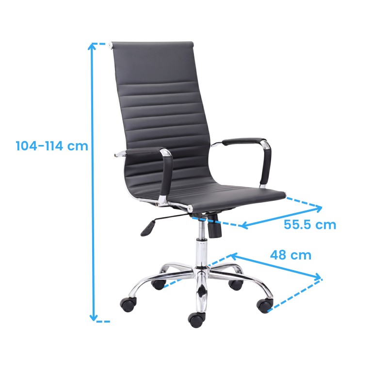 silla escritorio cotas