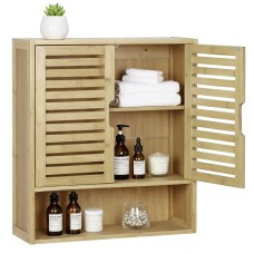 Mueble Auxiliar Take Baño Bambú Color Marrón 59x67 cm