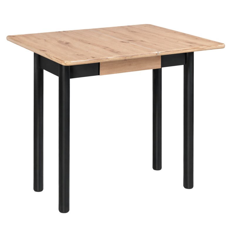 mesa cocina kitchi roble y negro 1