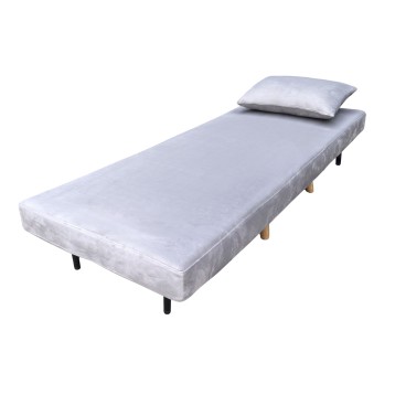 sillón cama gris claro 3