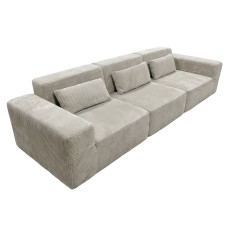 Sofá Modular Horizon 3 Plazas Beige 307 cm