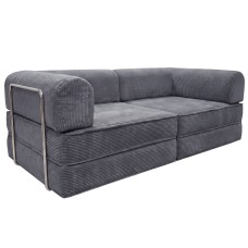 Sofá Cama Relax Nest Pana 2 Plazas Gris Oscuro 182 cm