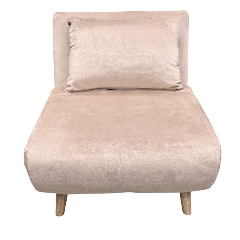sillon cama individual beige 2