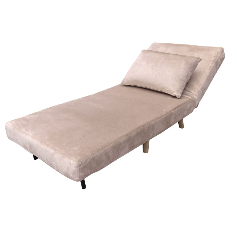 sillon cama individual beige 1
