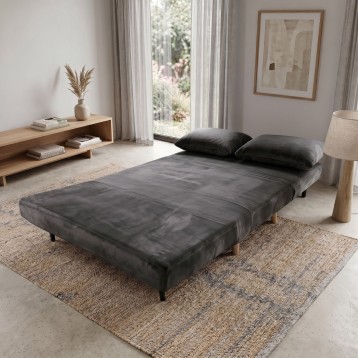 sofa cama gris oscuro 7