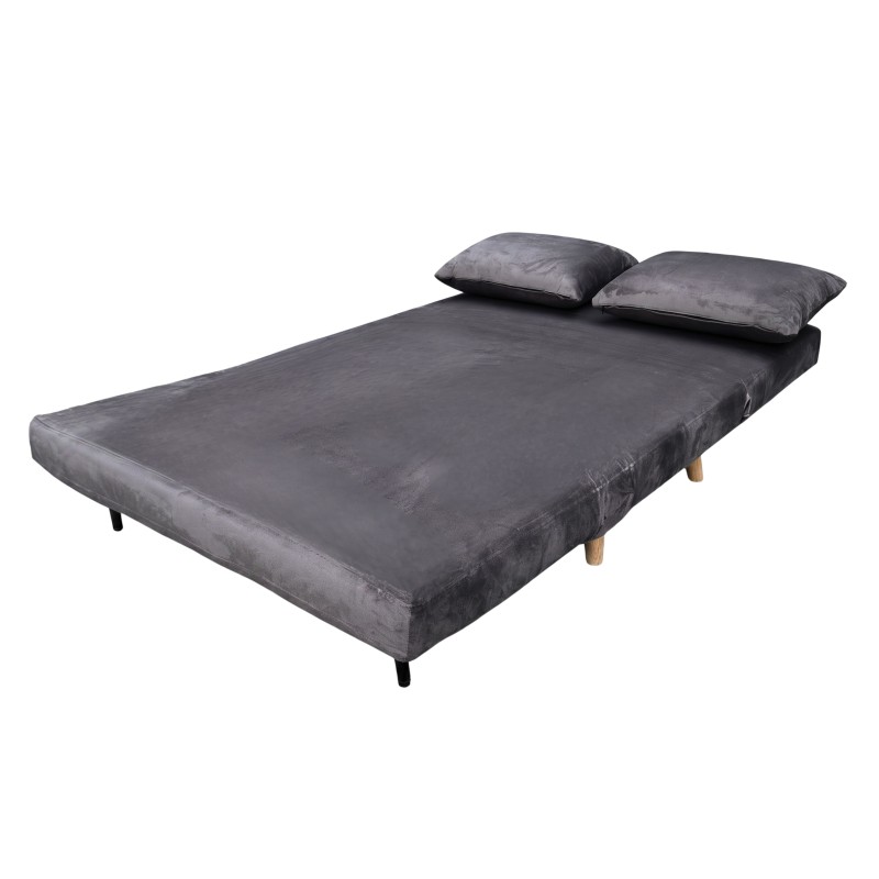 sofa cama gris oscuro 1