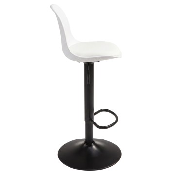 taburete regulable blanco 2