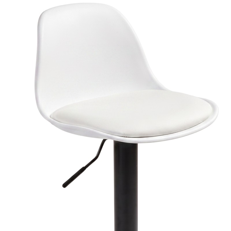 taburete regulable blanco 3
